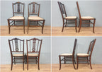 Antique Edwardian Saloon Sofa and Two Chair Fret Back Inlaid Marquetry Detailing