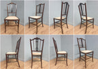Antique Edwardian Saloon Sofa and Two Chair Fret Back Inlaid Marquetry Detailing