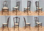 Antique Edwardian Saloon Sofa and Two Chair Fret Back Inlaid Marquetry Detailing
