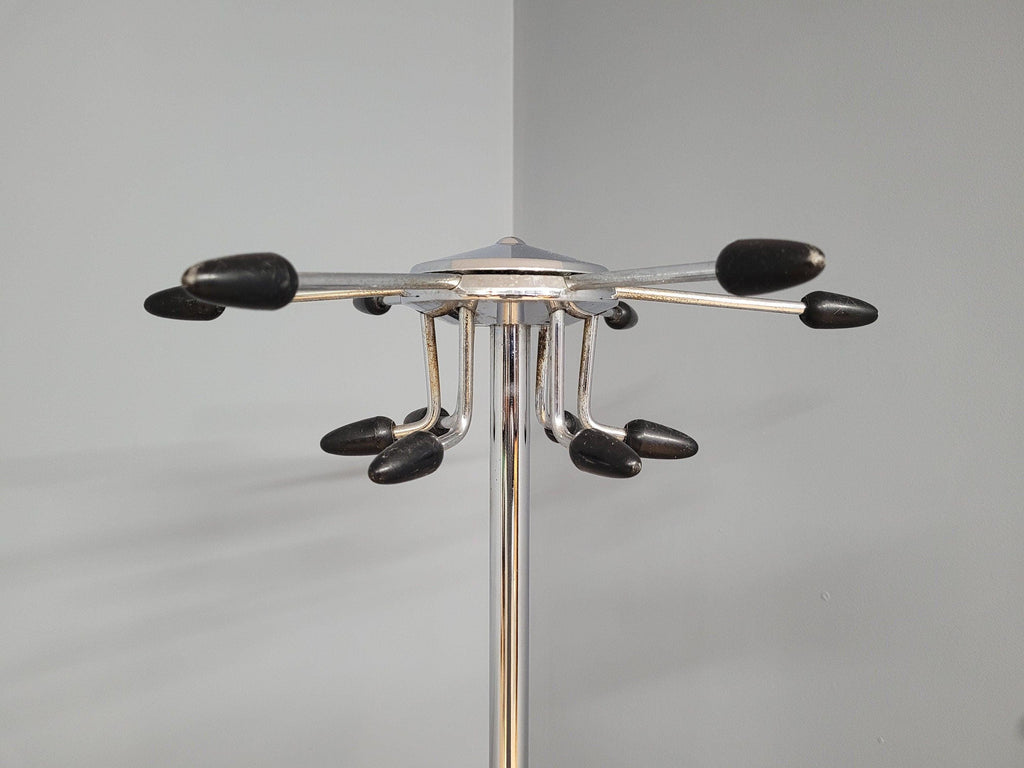Mid Century Atomic Aluminium Coat Stand Coat Rack Hall Stand Umbrella Stand