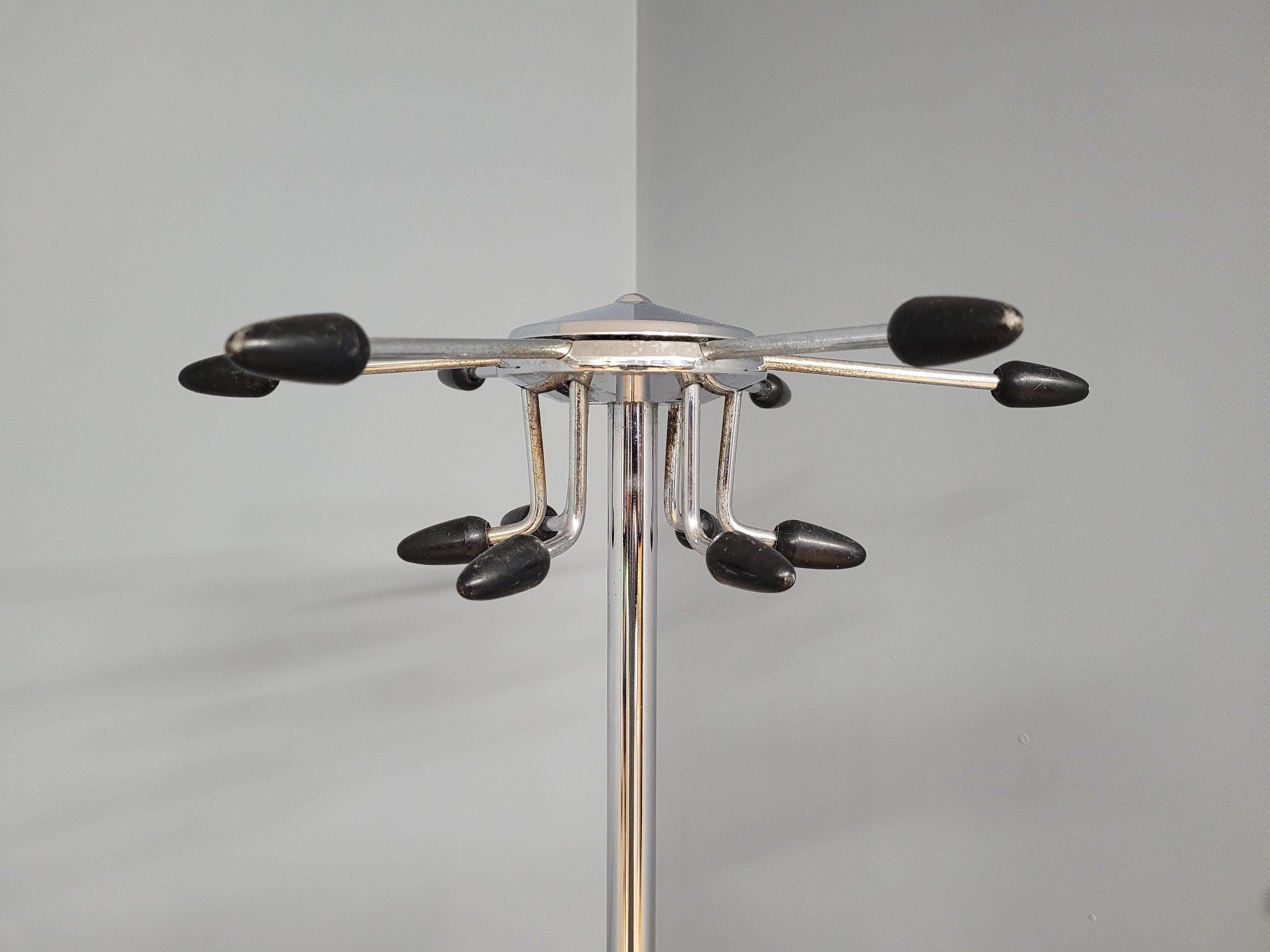 Mid Century Atomic Aluminium Coat Stand Coat Rack Hall Stand Umbrella Stand