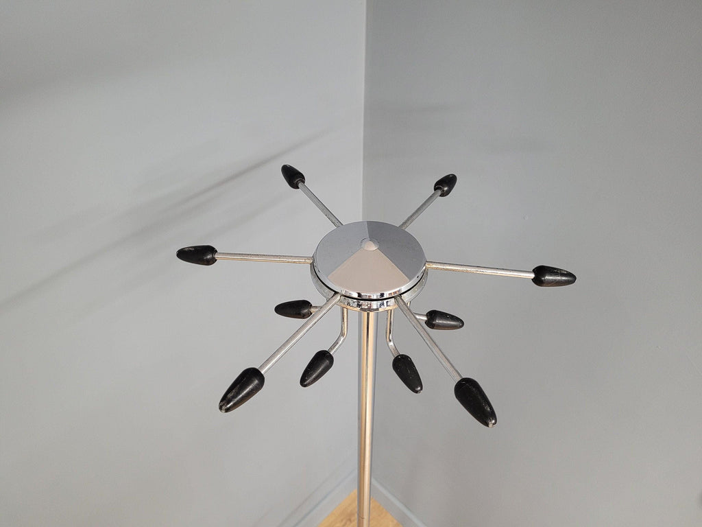 Mid Century Atomic Aluminium Coat Stand Coat Rack Hall Stand Umbrella Stand