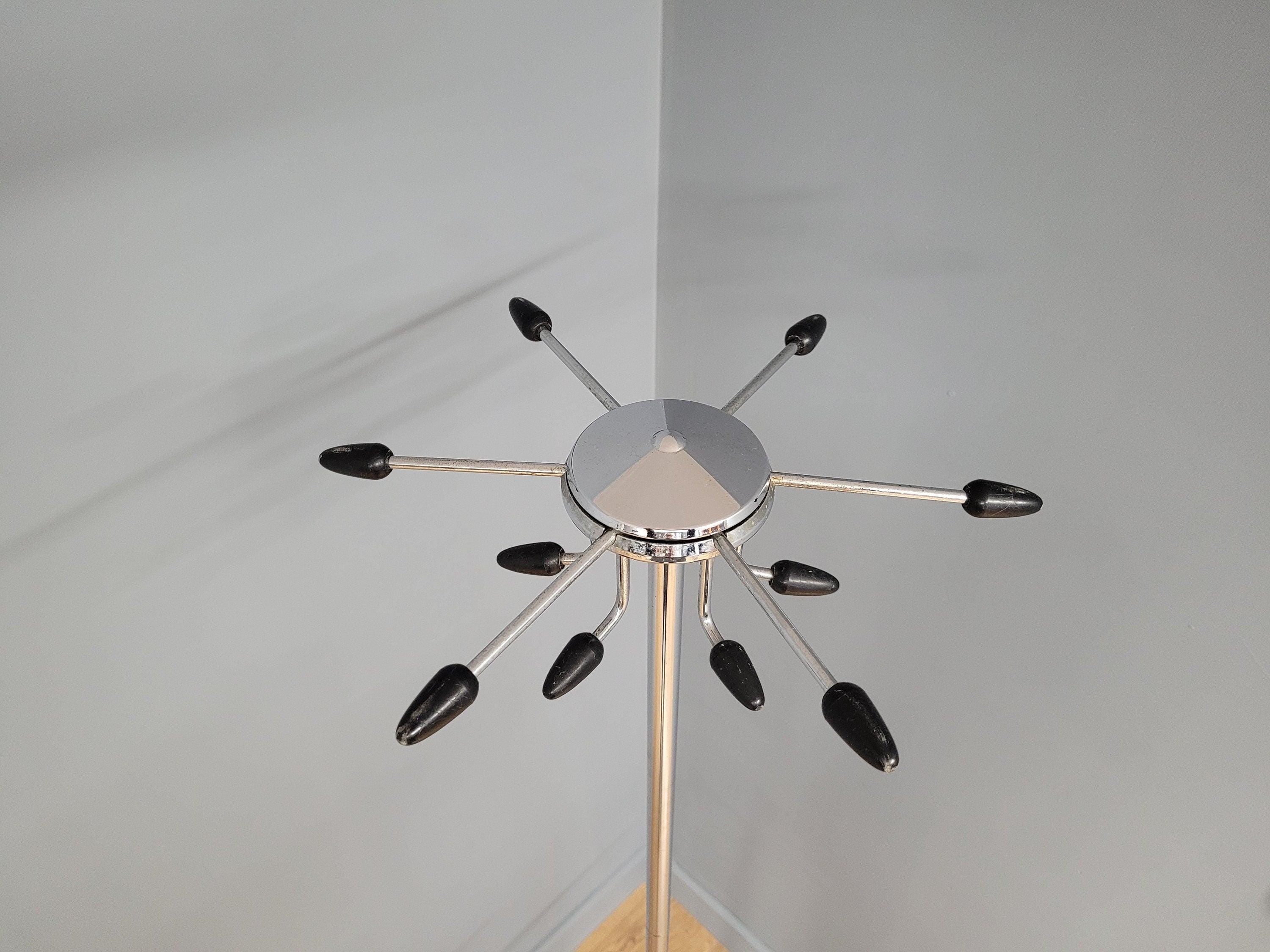 Mid Century Atomic Aluminium Coat Stand Coat Rack Hall Stand Umbrella Stand