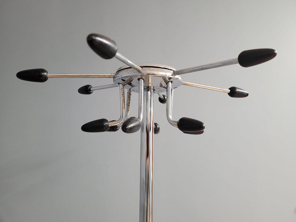 Mid Century Atomic Aluminium Coat Stand Coat Rack Hall Stand Umbrella Stand