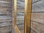 Large Gold Framed Red Flecked Mantle Gilt Style Wall Mirror