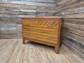 Mid Century Lebus Two Drawer Chest of Drawers Vintage Chic Deep Bottom Drawer