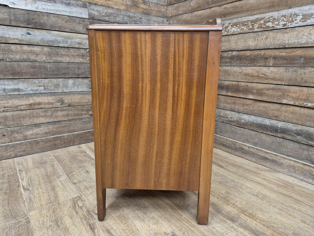 Mid Century Lebus Two Drawer Chest of Drawers Vintage Chic Deep Bottom Drawer