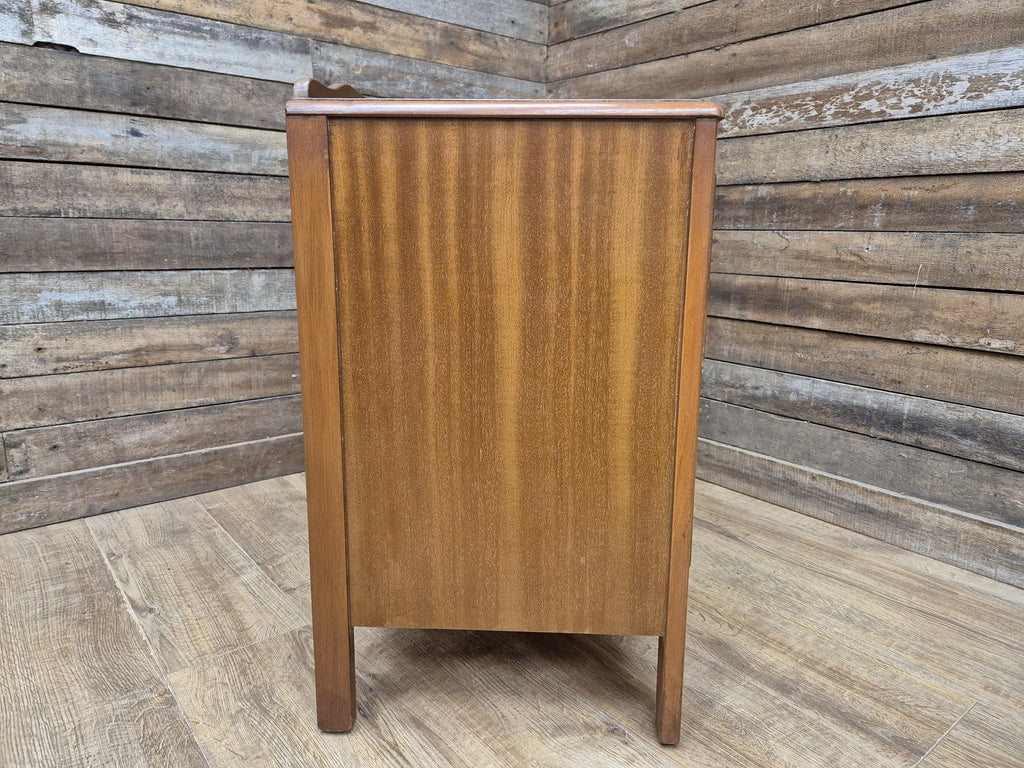 Mid Century Lebus Two Drawer Chest of Drawers Vintage Chic Deep Bottom Drawer