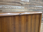 Vintage Chic Deep Bottom Drawer Mid Century Lebus Two Drawer Chest of Drawers