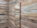 Full Length Mid Century Teak Rectangular Wall Mirror Retro Chic #A1