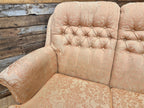 Vintage Pink Damask Two Seater Country House Sofa Settee