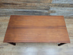 Danish Mid Century Teak Coffee Table Made In Denmark Stamped