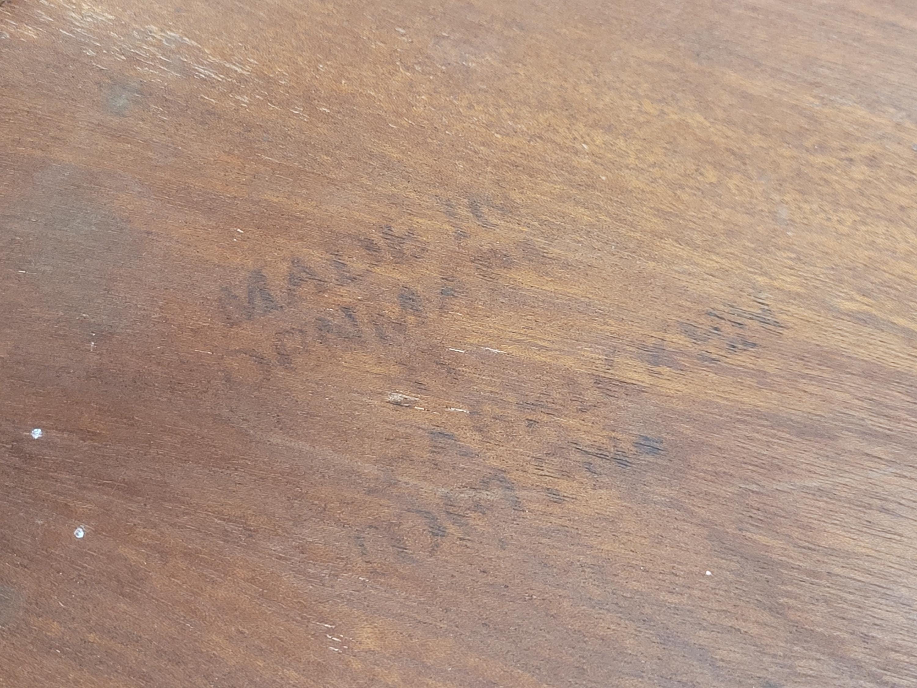 Danish Mid Century Teak Coffee Table Made In Denmark Stamped