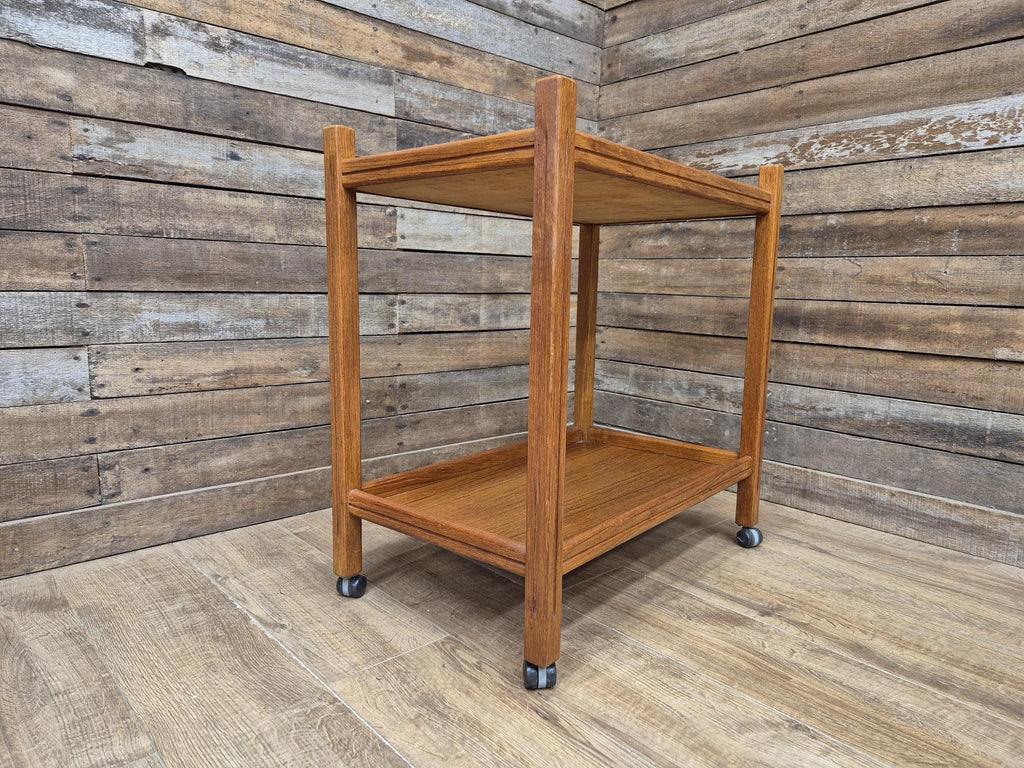 Two Tier Mid Century Drinks Cocktail Trolley Retro Home Bar