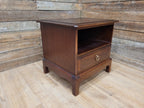 Vintage Stag Minstrel Bedside Mid Century Quality Single Drawer
