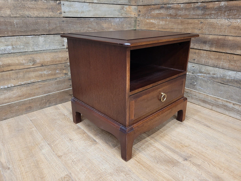Vintage Stag Minstrel Bedside Mid Century Quality Single Drawer