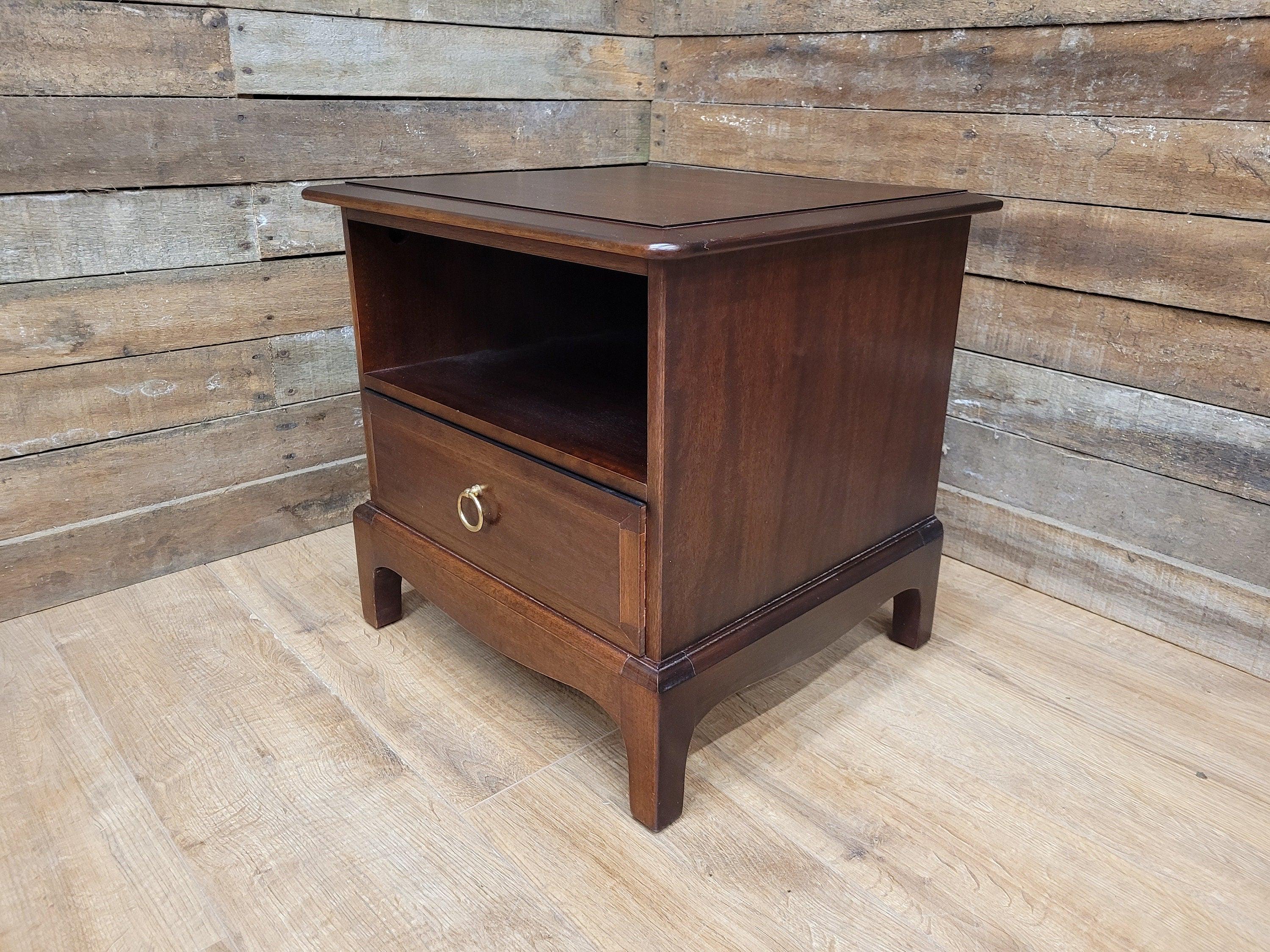 Vintage Stag Minstrel Bedside Mid Century Quality Single Drawer