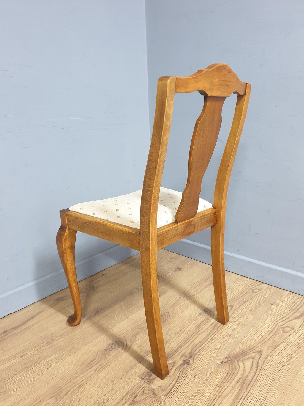 Single Ercol Vintage Pad Foot Splat Back Hall Chair