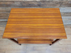 Mid Century Danish Influenced Teak Two Tier Occasional Coffee Side Table