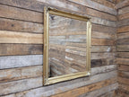Vintage Gold Gilt Style Large Wood And Plaster Framed Over Mantle Wall Mirror