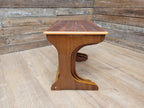 Mid Century Teak Nesting Tables Retro Chic Danish Inspired