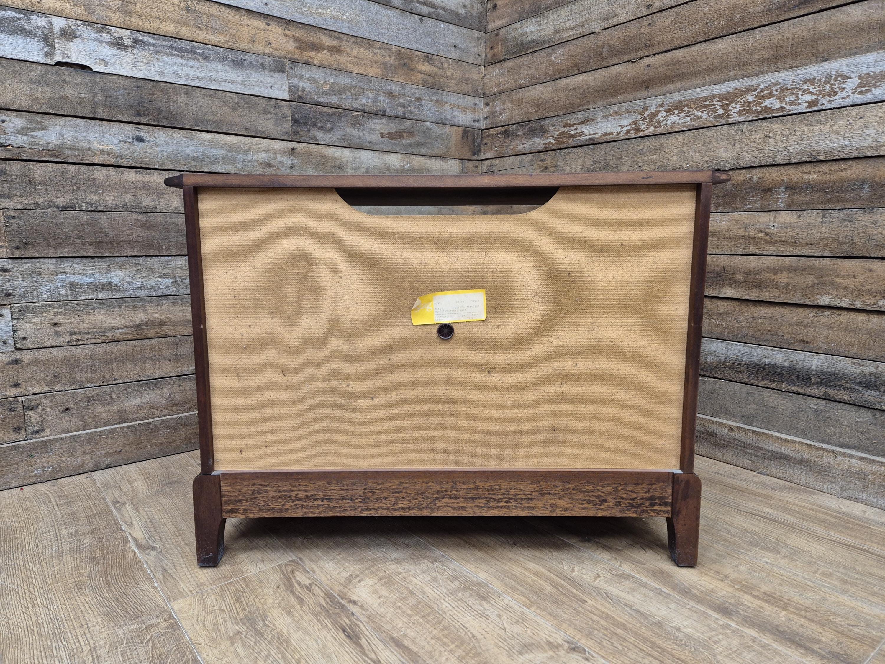Mid Century Stag Minstrel Media Cabinet Two Drawer Unit Retro