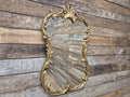 Vintage Rococo Gold Gilt Style Ornate Mantle Wall Mirror