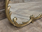 Vintage Rococo Gold Gilt Style Ornate Mantle Wall Mirror