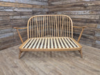 Mid Century Ercol Model 203 Two Seater Blonde Studio Couch Sofa Retro Chic