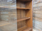 Herbert E Gibbs Vintage Glazed Sliding Door Bookcase Adjustable Shelves