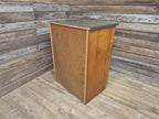Mid Century Teak Chest of Drawers Olive Grey Green Melamine Top Retro Cabinet