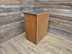 Mid Century Teak Chest of Drawers Olive Grey Green Melamine Top Retro Cabinet
