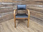 1956 Parker Knoll Oak Armchair Air Ministry AM Mid Century Office Chair