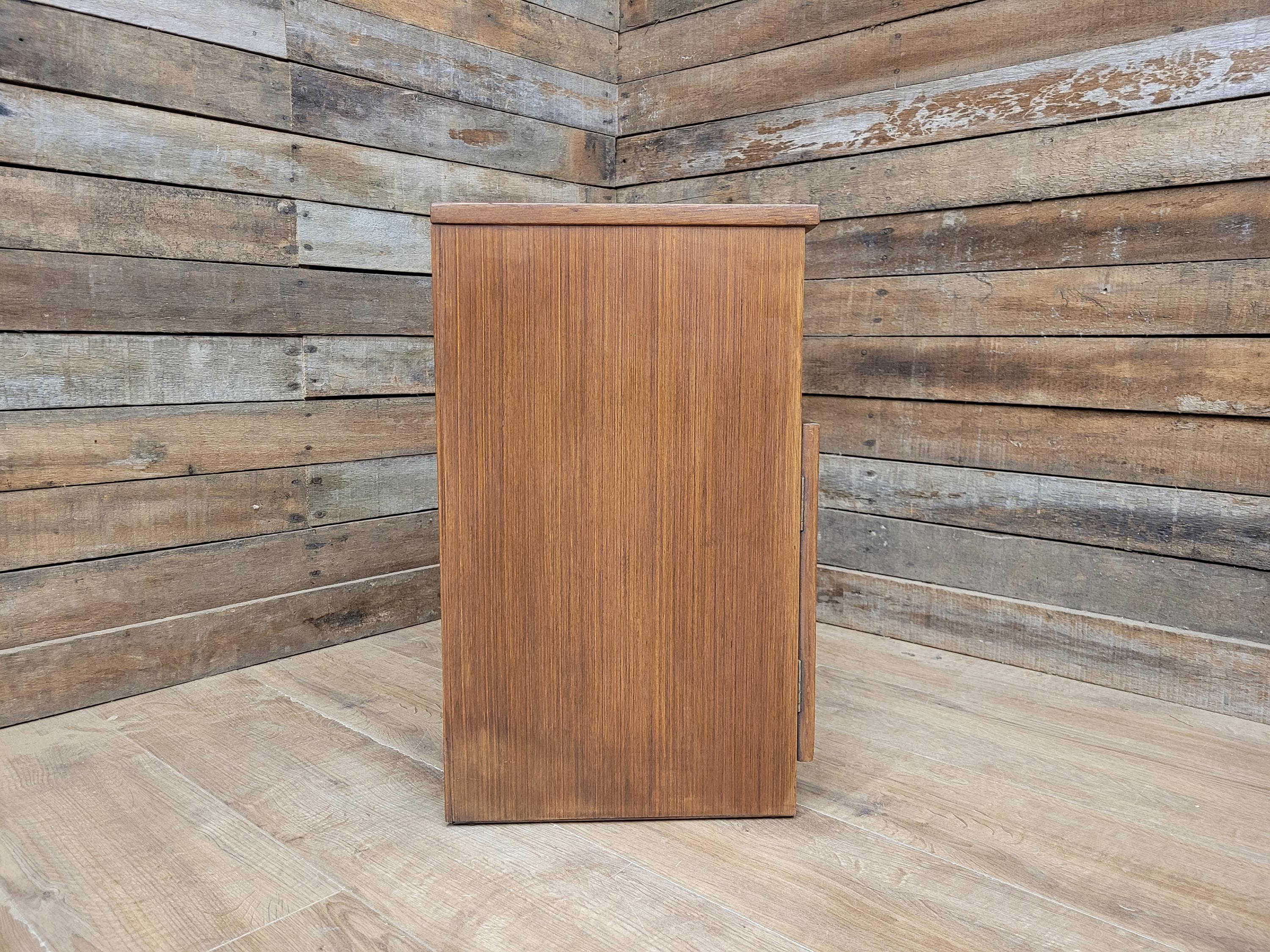 Mid Century Meredew Afromosia Vintage Bedside Cabinet 1960s 1970s Retro Chic