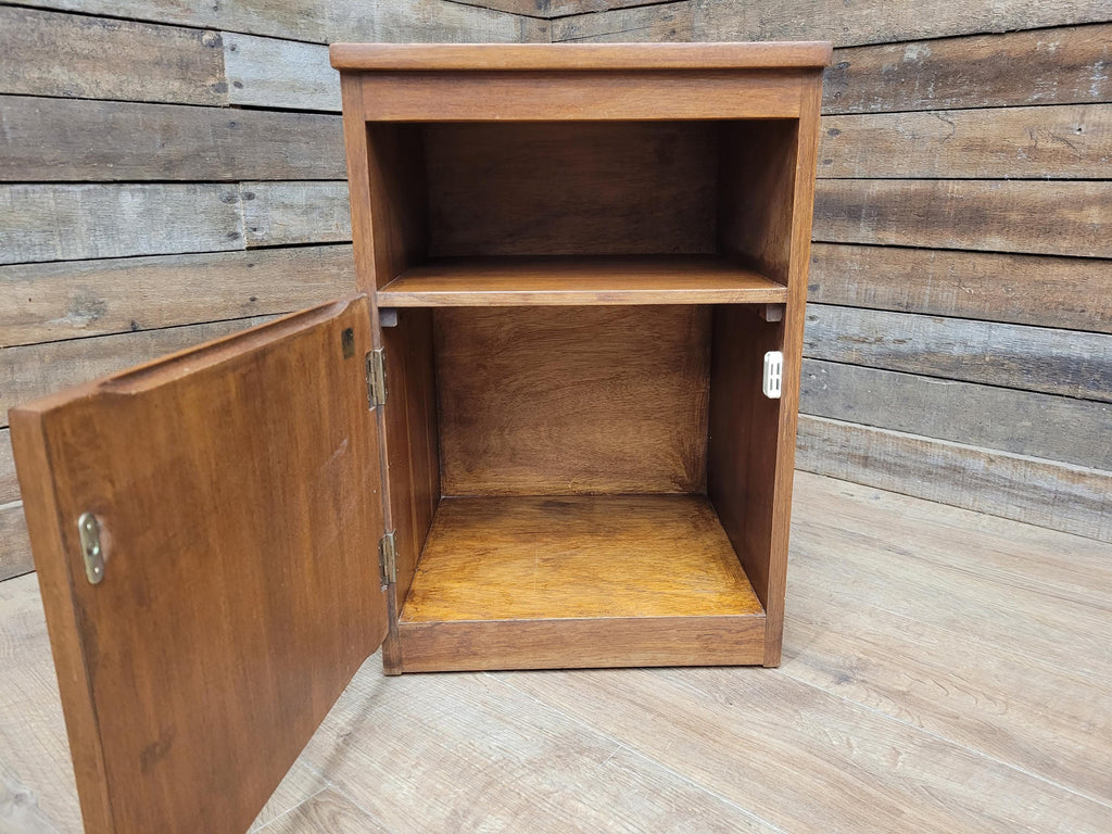 Mid Century Meredew Afromosia Vintage Bedside Cabinet 1960s 1970s Retro Chic