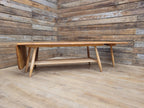 Ercol Model 456 Blonde Elm Drop Leaf Coffee Table Vintage Mid Century With Shelf