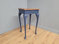 Midnight Blue Fusion Painted Lamp Table With Drawer