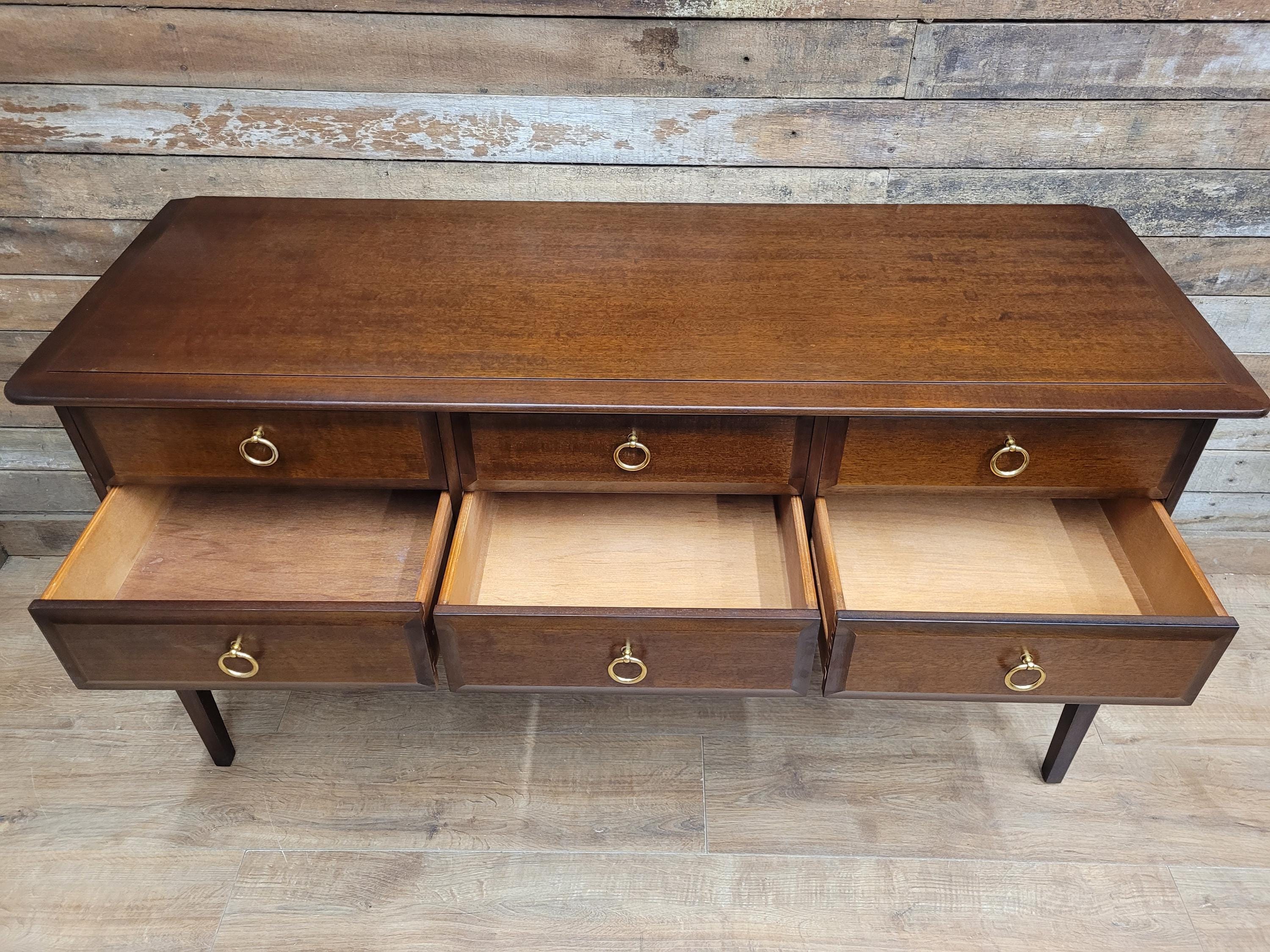 Vintage Original Stag Minstrel Sideboard Bank Of Drawers Dressing Table