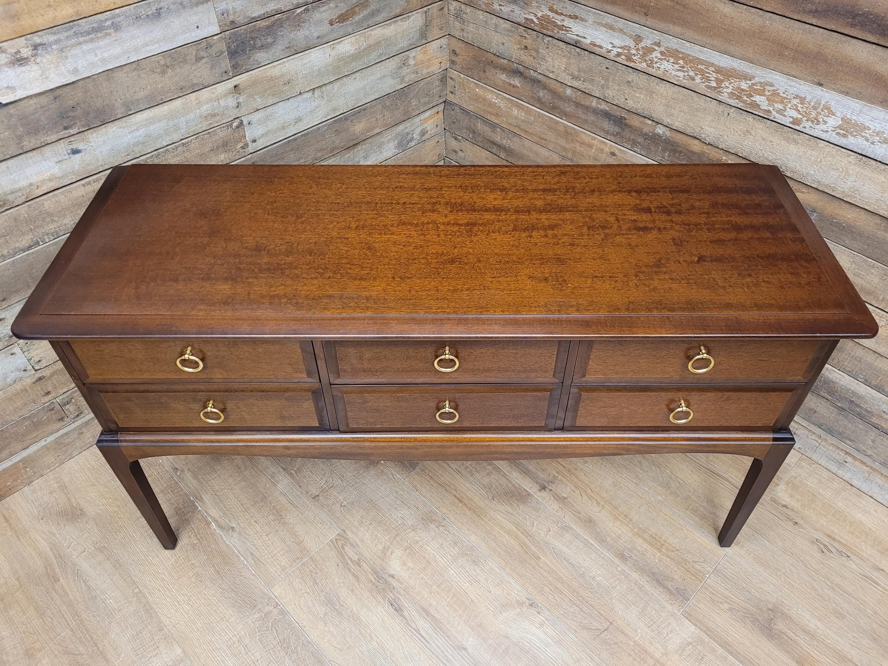 Vintage Original Stag Minstrel Sideboard Bank Of Drawers Dressing Table