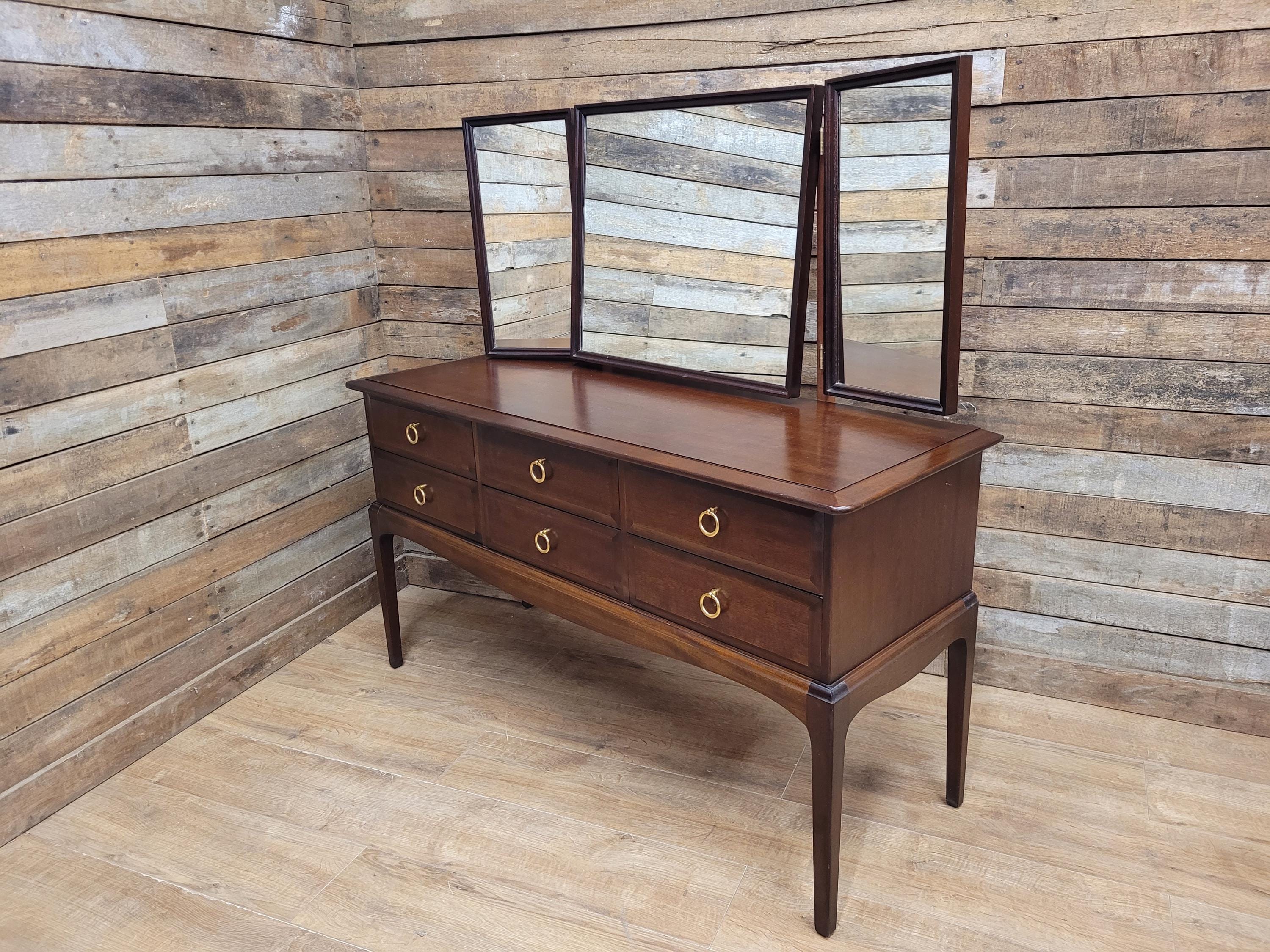 Vintage Original Stag Minstrel Sideboard Bank Of Drawers Dressing Table