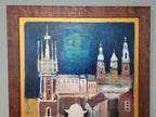Original Polish Abstract St Marys Basilica Church in Krakow #5