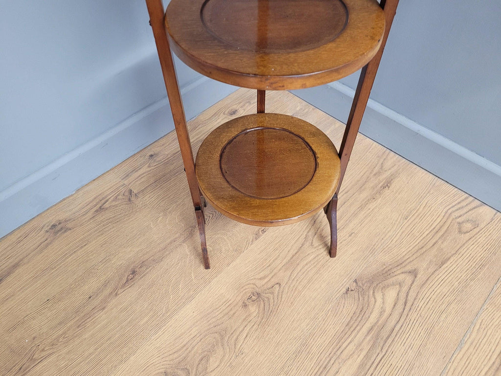 Antique Folding Cake Stand Tea Table Afternoon Tea
