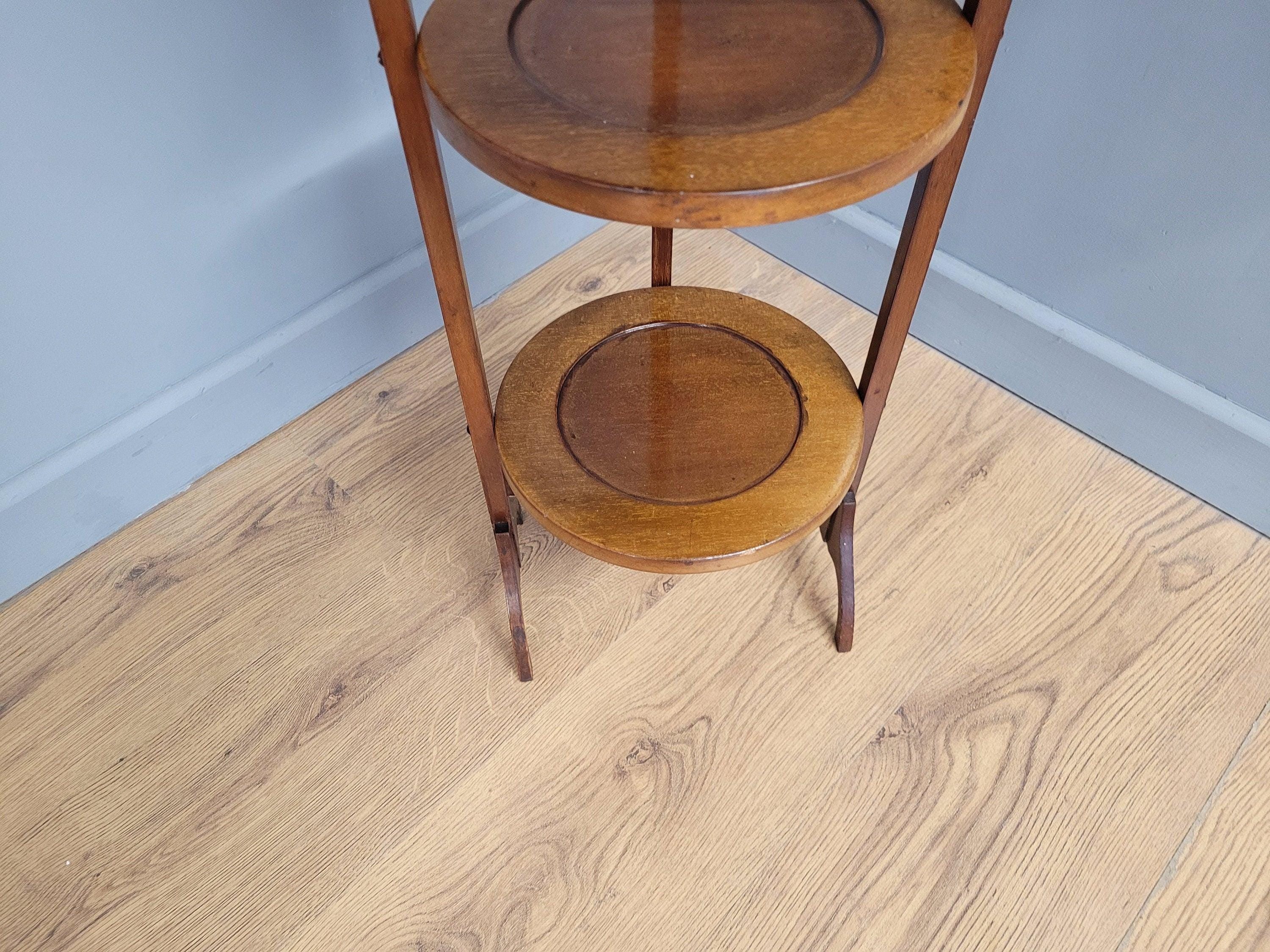 Antique Folding Cake Stand Tea Table Afternoon Tea