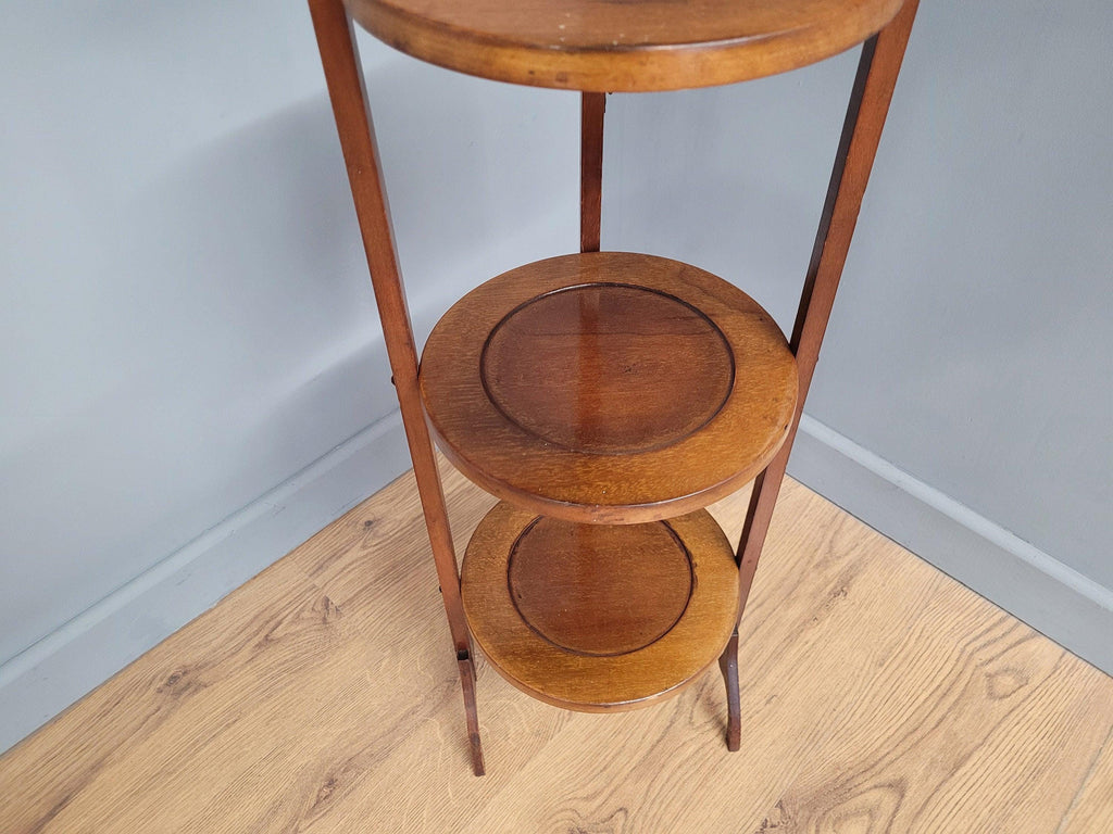 Antique Folding Cake Stand Tea Table Afternoon Tea