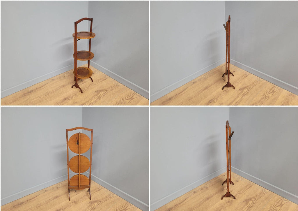 Antique Folding Cake Stand Tea Table Afternoon Tea