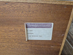 Vintage Mid-Century Teak Glazed Bookcase by Turnidge of London