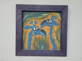Original Framed Picture Of Giraffe Signed Frieda #2