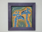 Original Framed Picture Of Giraffe Signed Frieda #2