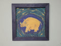 Original Framed Picture Of Rhino Signed Frieda #4