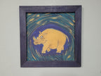 Original Framed Picture Of Rhino Signed Frieda #4
